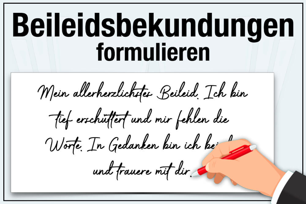 Beileidsbekundung: Karte schreiben oder kurzer Spruch?