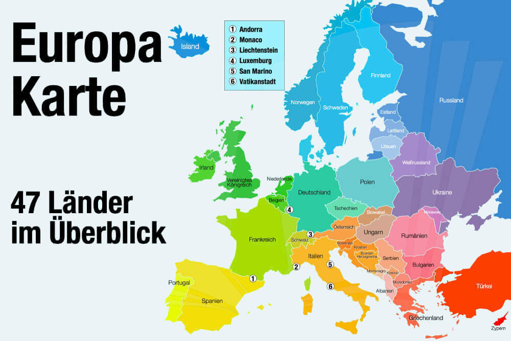Europakarte Mit L ndernamen Bild Europakarte Mit L ndern Und St dten 