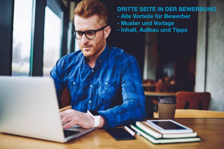 Dritte Seite in der Bewerbung: Tipps und Muster