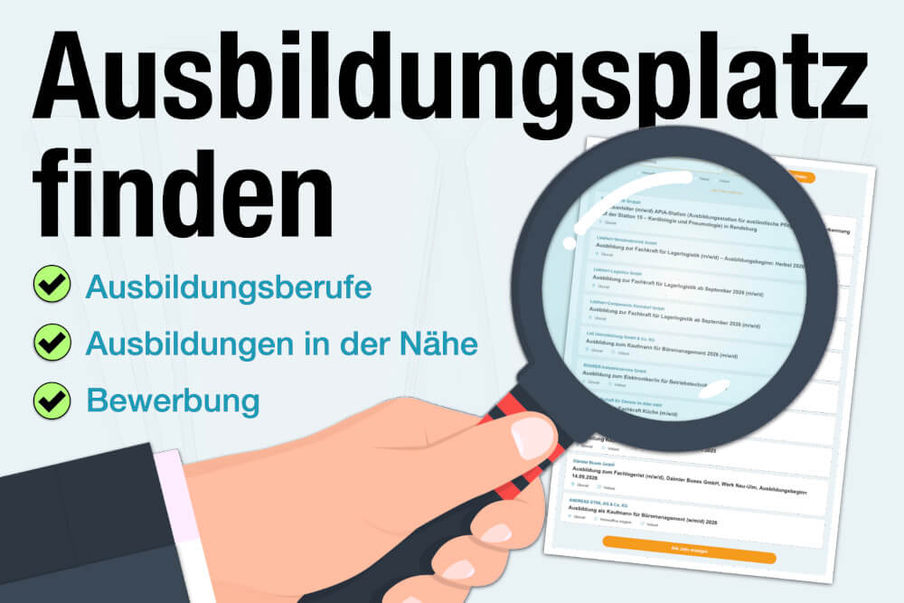 Ausbildungsplatz finden: 12 effektive Tipps + Test