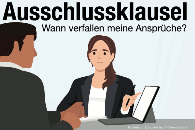 Ausschlussklausel im Arbeitsvertrag: Muster & Bedeutung