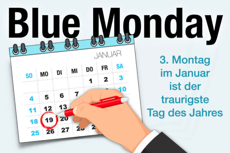 Blue Monday: Was tun gegen den traurigsten Tag des Jahres?