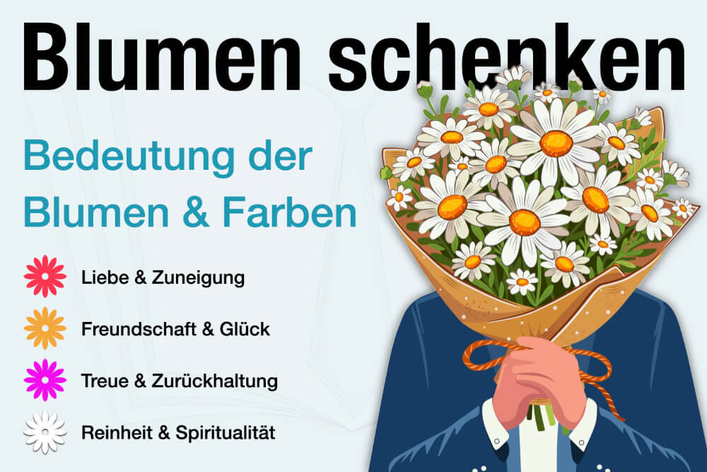 Blumen schenken: Die Bedeutung der Farben