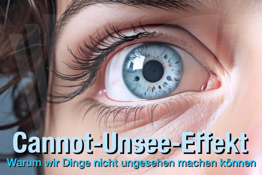 Warum wir Dinge nicht ungesehen machen können