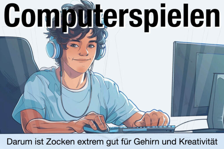 Computerspielen ist schlecht? Von wegen, sagen Studien!
