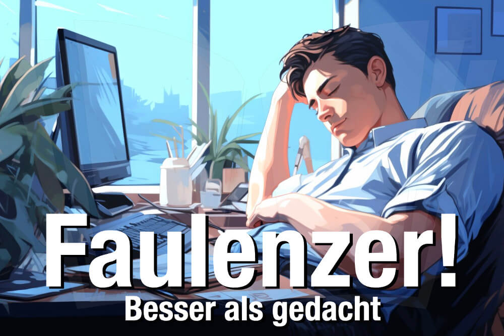 Faulenzer sein: Ein Grund, sich zu schämen?