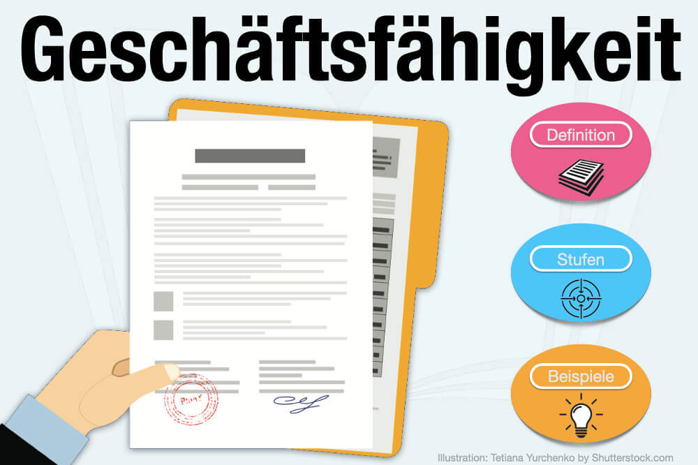 Geschäftsfähigkeit: Definition, Stufen + Beispiele