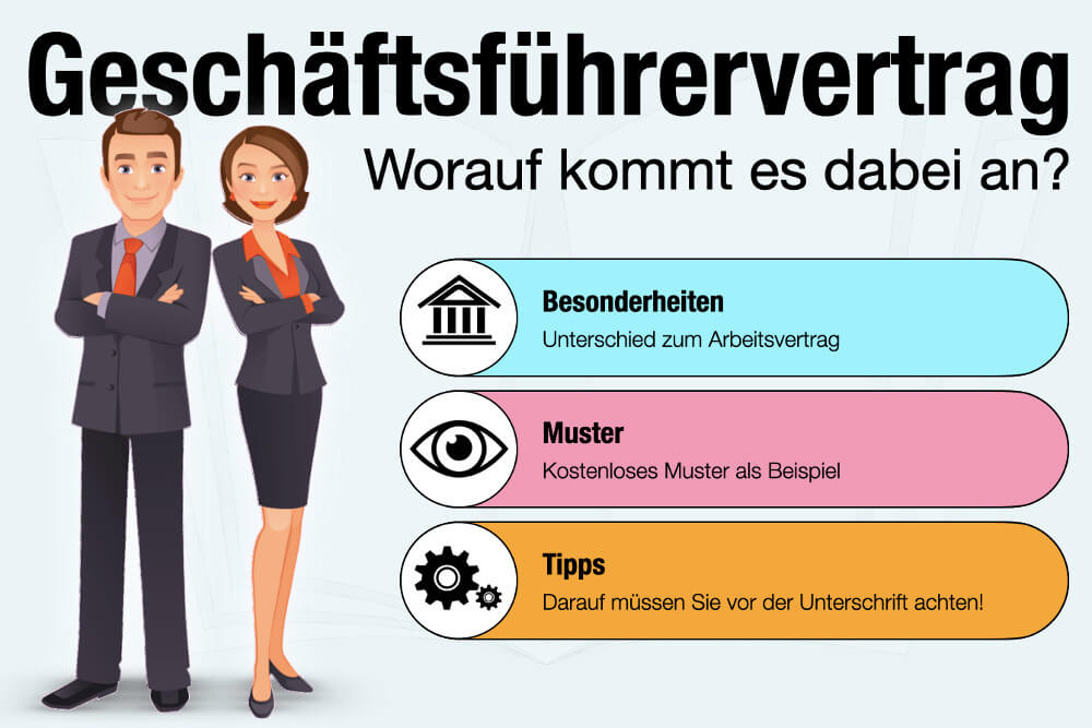 Geschäftsführervertrag: Muster, Inhalt & Unterschiede