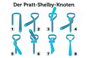 Krawatte Binden Einfach Anleitung Pratt Schelby Knoten