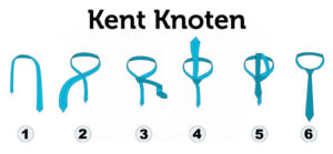Krawatte Binden Einfach Beispiel Kent Knoten