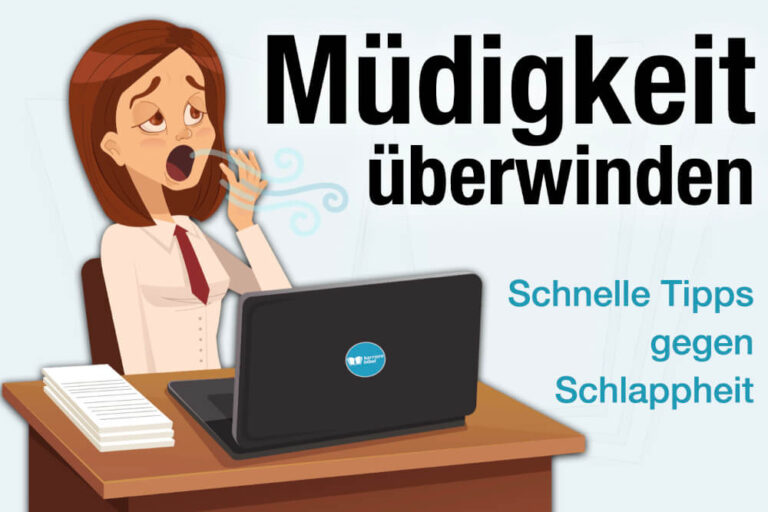 Müdigkeit überwinden: Ursachen + 12 schnelle Wachmacher