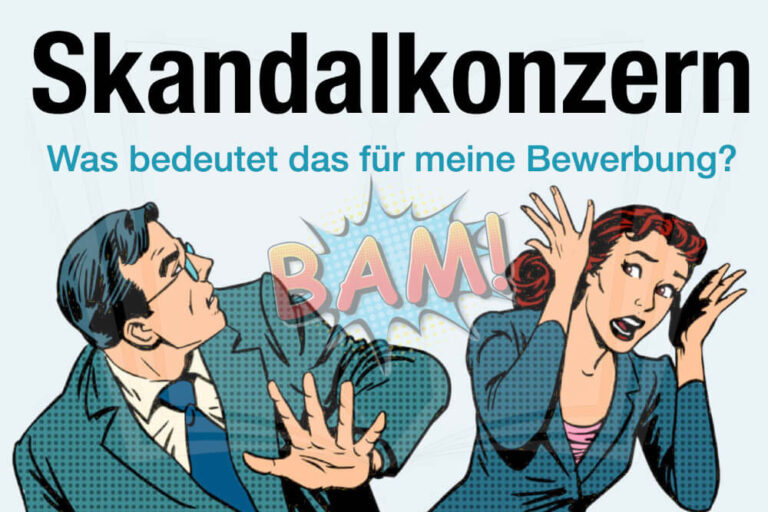 Skandalkonzern: Schadet das meinem Lebenslauf?