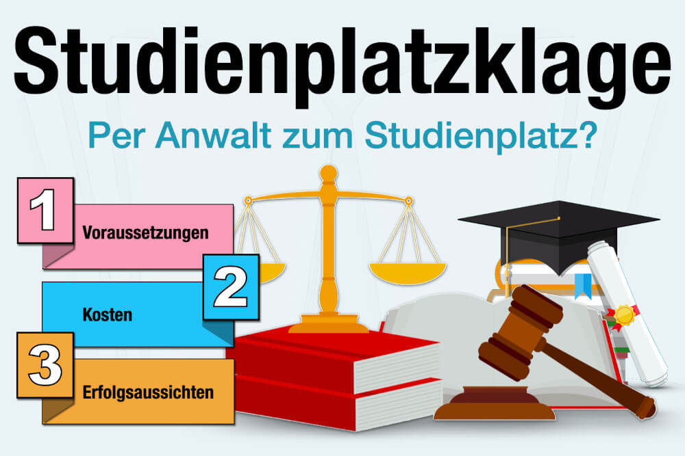 Studienplatzklage: Kosten, Ablauf – Erfolgschancen?
