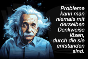 Albert Einstein Zitat Denken