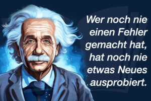 Albert Einstein Zitat Intelligenz