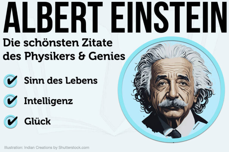 110 Albert Einstein Zitate – zu Intelligenz & Sinn des Lebens