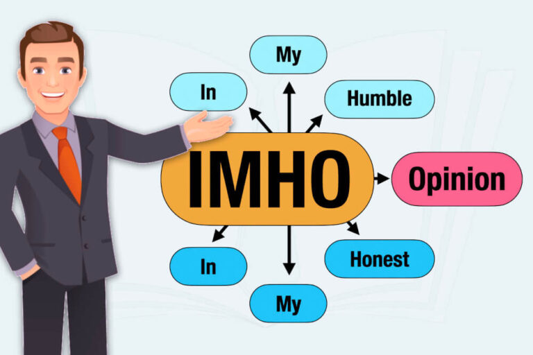 IMHO: Abkürzung + Bedeutung auf Deutsch